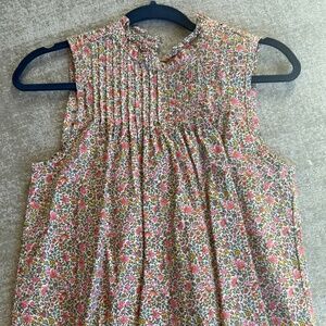 J Crew Smocked Front Blouse